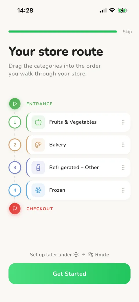 Sortiert nach deinem Markt – Pauly App